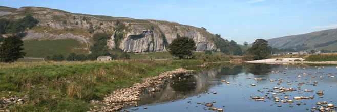 Kilnsey Crag and River Wharfe